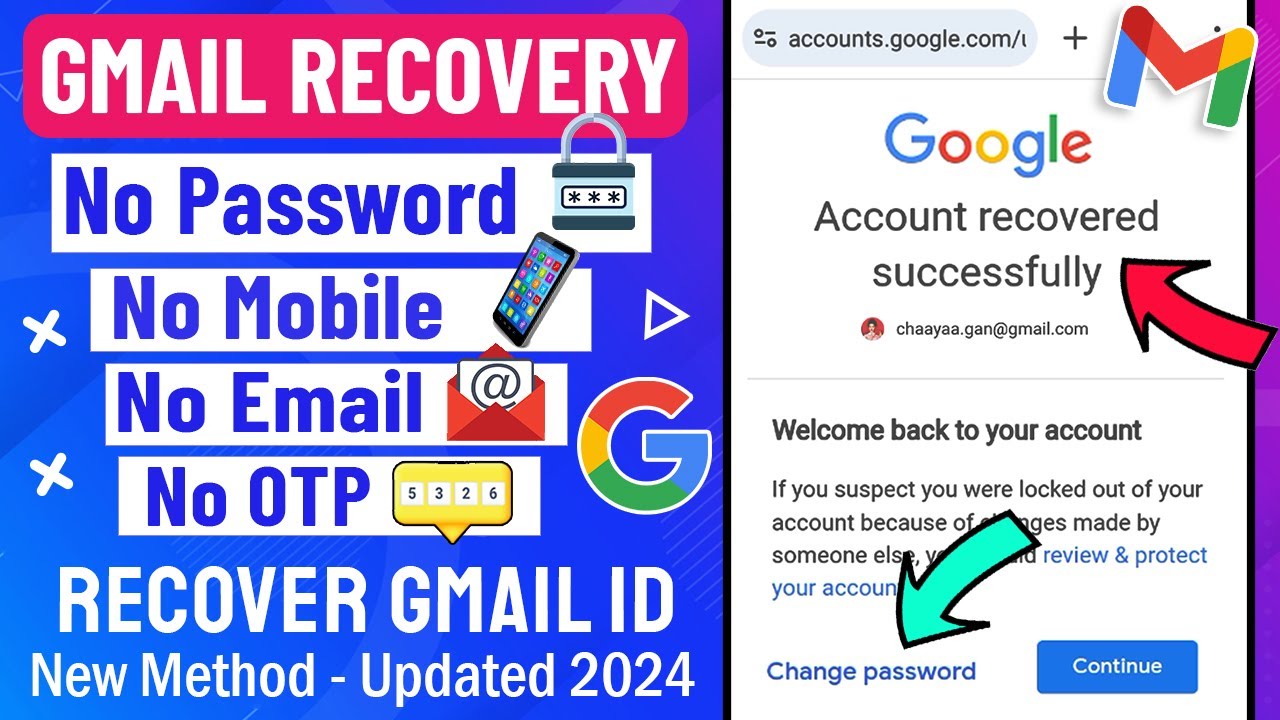 Как восстановить аккаунт Gmail ✅ Восстановить доступ @AppFixi ❎ Без номера телефона и резервного ...