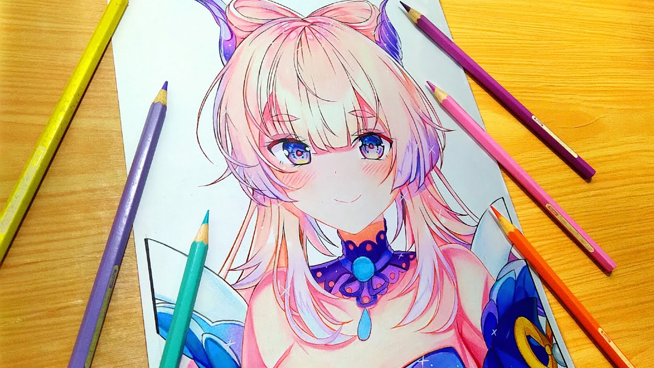 Drawing Kokomi (Genshin Impact) | Kuroito Art
