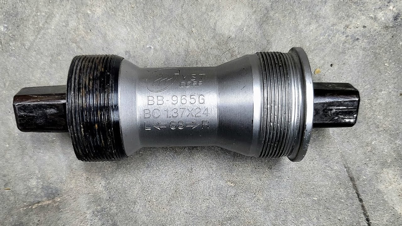 YST Corp square taper bottom bracket cartridge disassembly