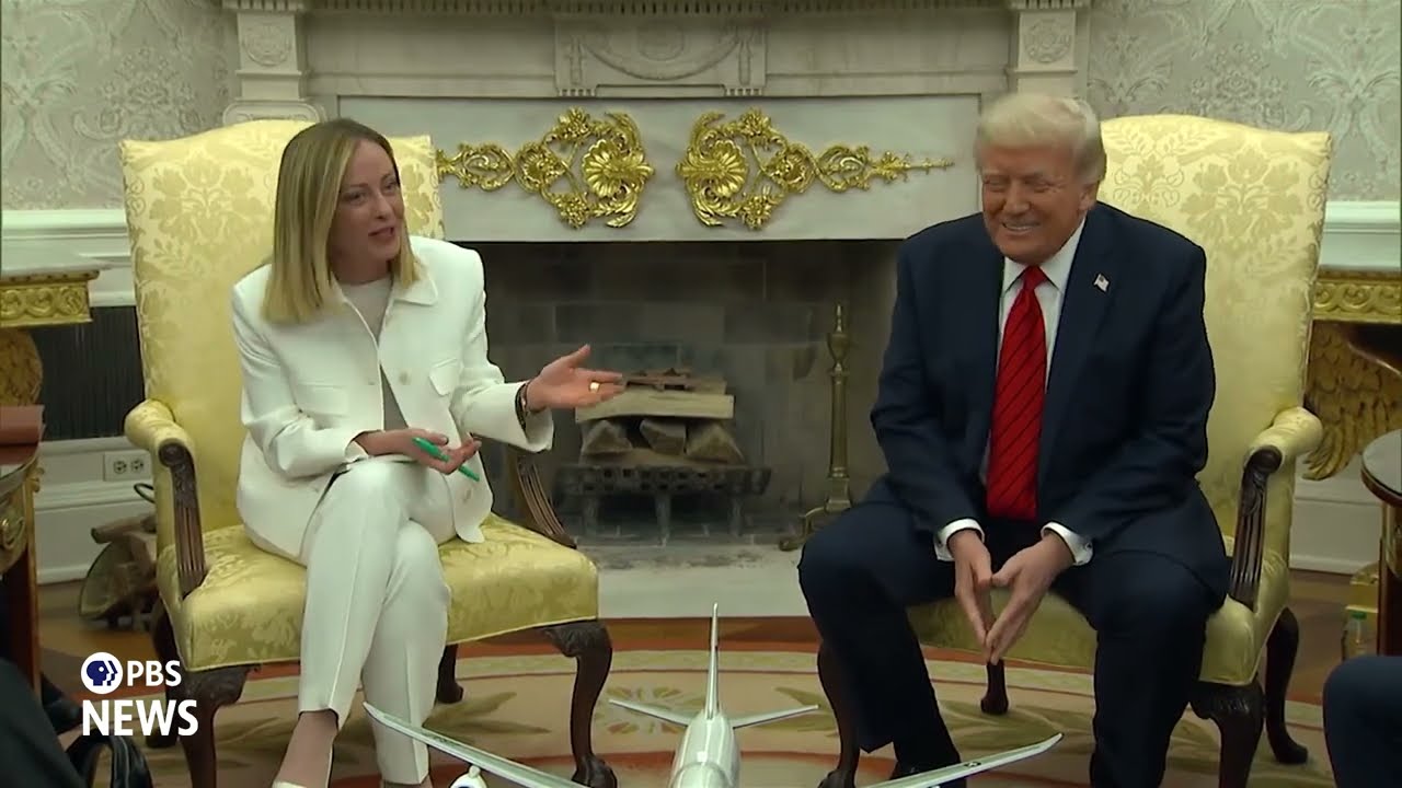 WATCH: Trump meets Italian PM Meloni at White House as Europe seeks bridge to U.S.