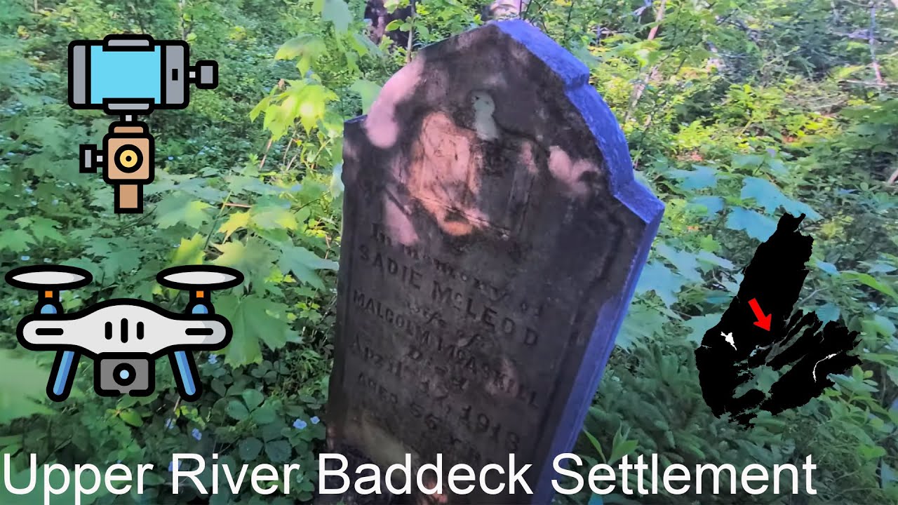 Abandoned Forgotten Cemetery in Cape Breton, Nova Scotia near Baddeck