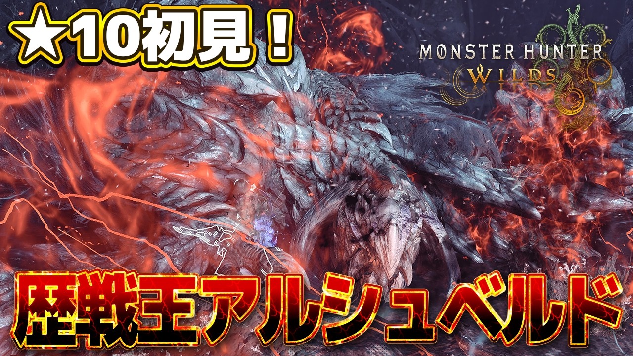 【モンハンワイルズ】初の★10！歴戦王アルシュベルド初見でクリアを目指す！！