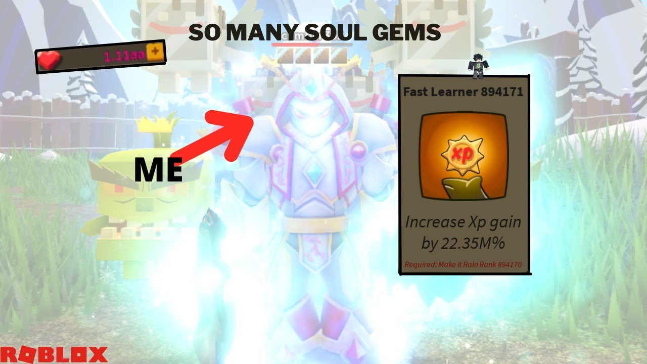 Spending 1.aa SOUL GEMS! - Giant Simulator (Roblox)