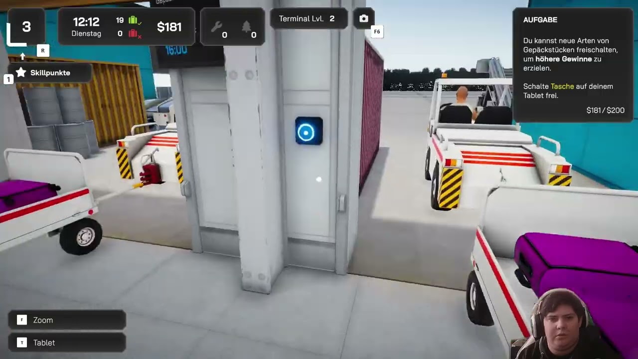 Airport Baggage Simulator (Demo) 2/3 -  Unterstürzung