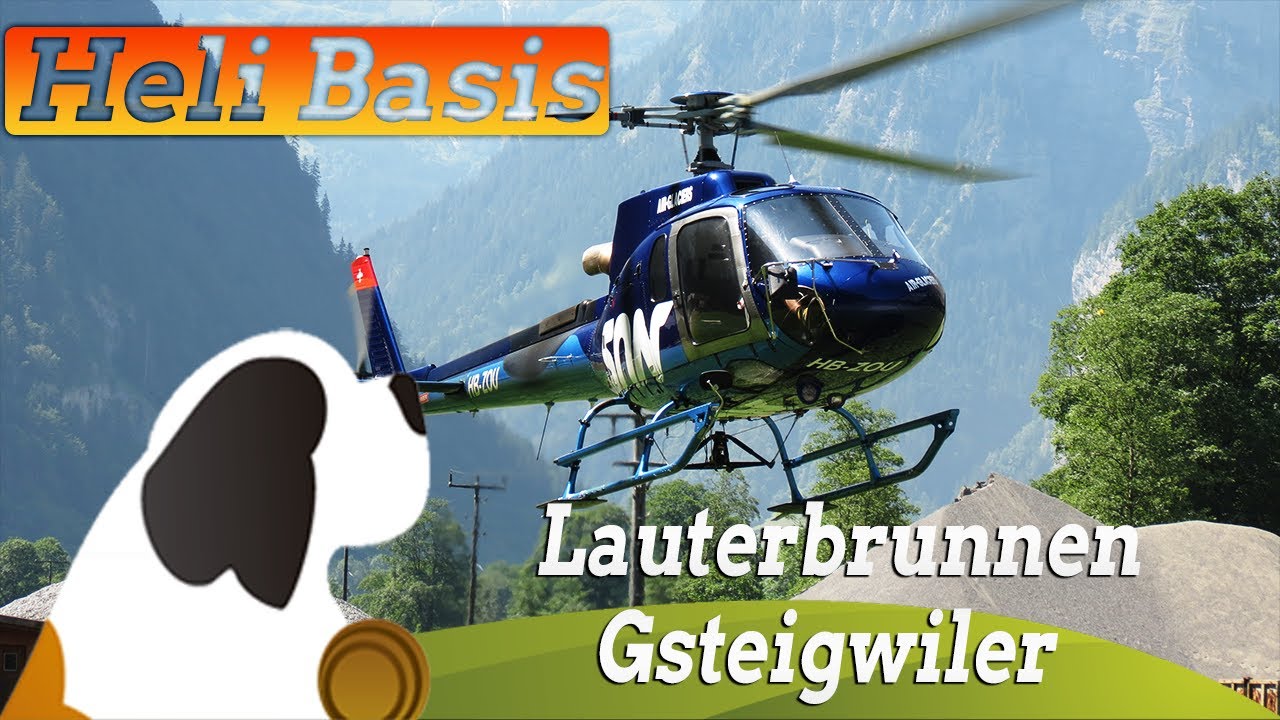 Heli Basis Air Glaciers - Lauterbrunnen und Swiss Helicopter Gsteigwiler