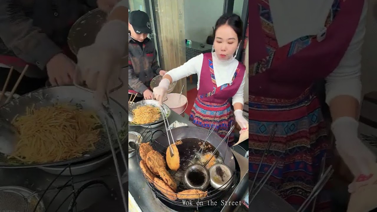 A Unique Frying Technique: Using Ceramic Bowls to Make Crispy Chinese Fried Cakes (炸糕)