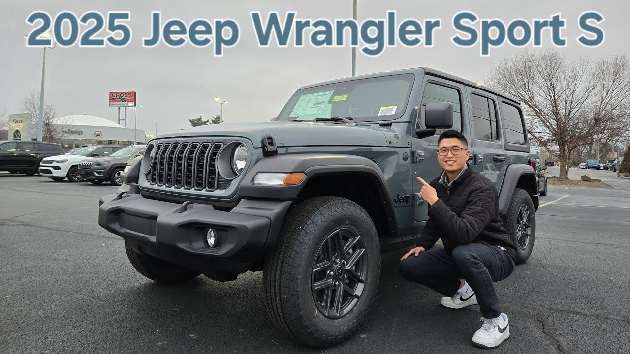 ПЕРВЫЙ ВЗГЛЯД: Jeep Wrangler Sport S 2025 года в Anvil! 👀 Всего за 41 000 долларов!*