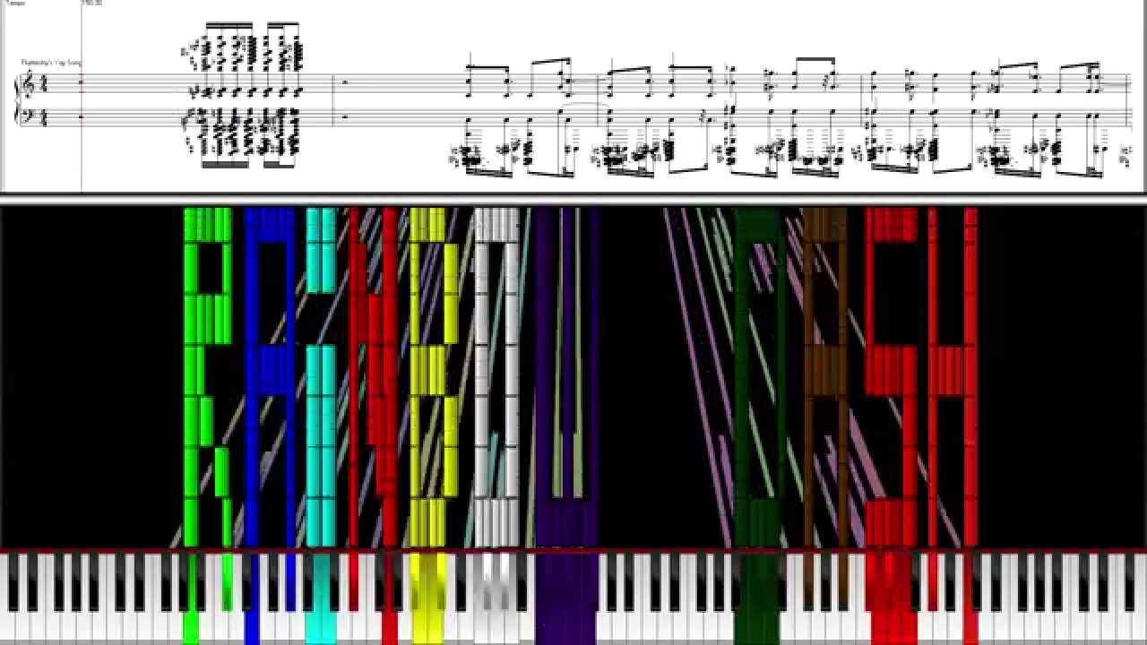 [Black MIDI] Black Score - Fluttershy's Yay Song/Avast Flutteshy's Ass Black MIDI/Remix