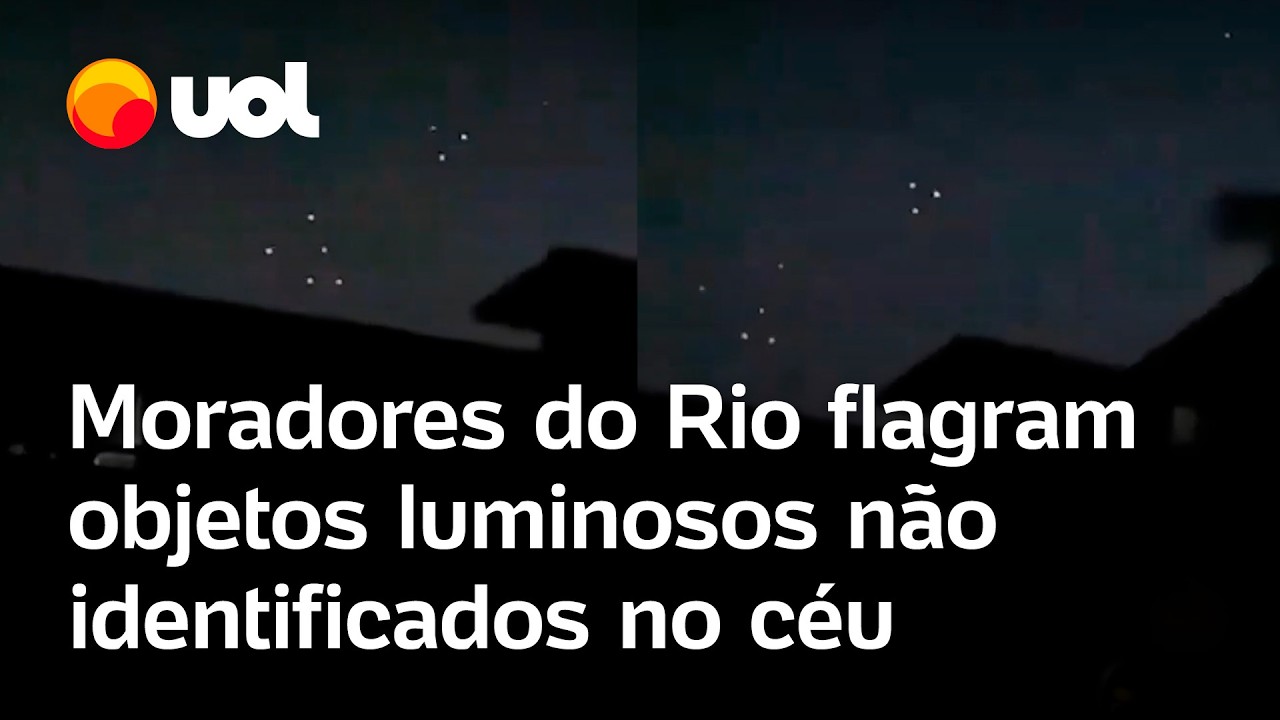 OVNIs no Rio? Objetos luminosos não identificados no céu são flagrados por moradores; veja vídeos