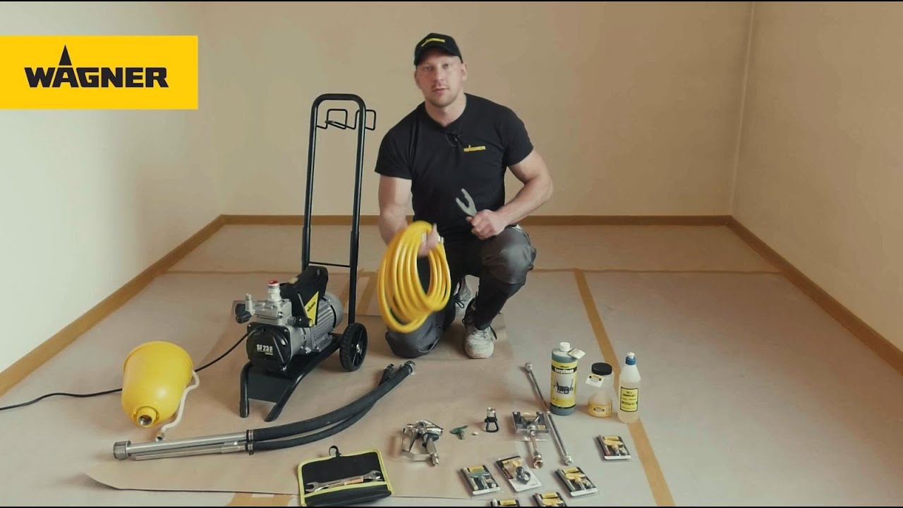 Agregat malarski Wagner SuperFinish 23Pro - budowa agregatu, wskazówki, akcesoria