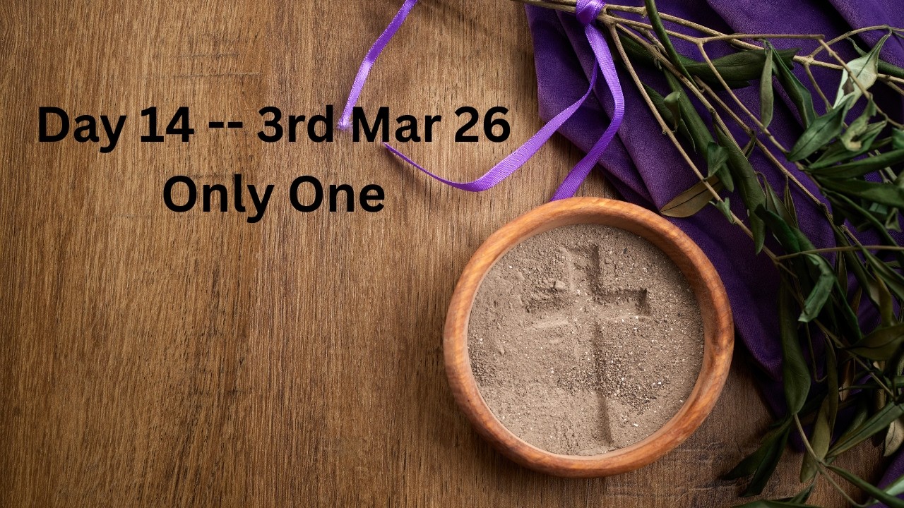 Lent Day 14 - Daily Message & Reading of Bible Words .#bible #lent #fasting