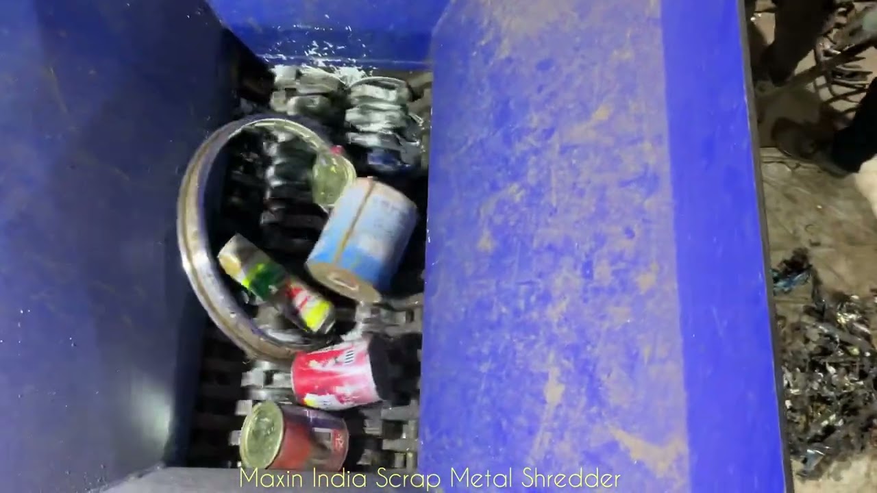 Metal Shredder, Metal Crusher, Metal Shredding Machine, Metal  Drums Shredder, #scrapmetalshredder