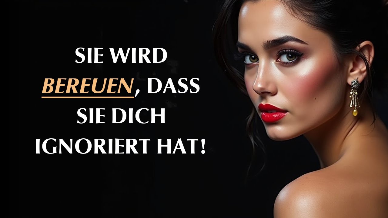 Sie wird ihr Übersehen bereuen: Entdecke, wie du das Blatt jetzt wendest! Stoizismus
