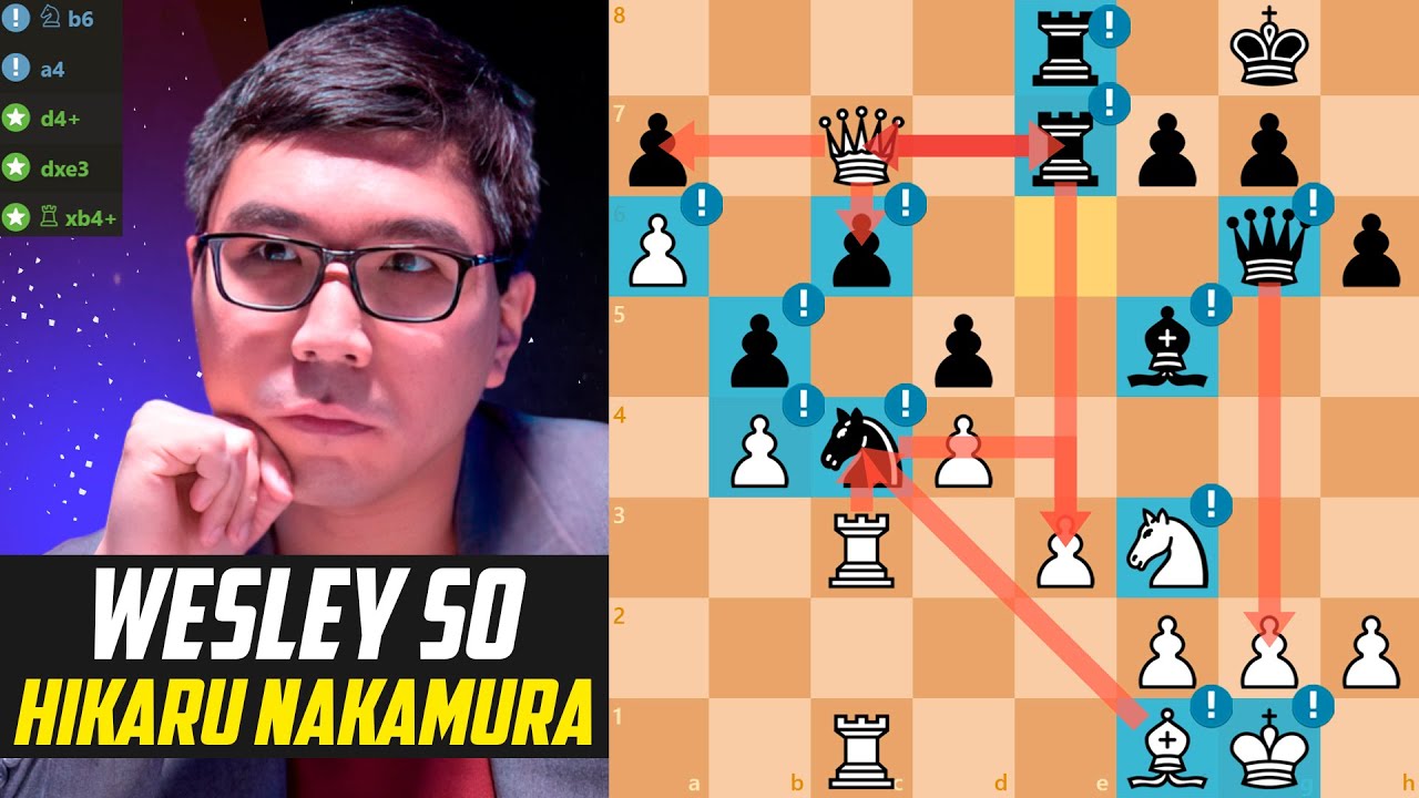 ♟️Wesley So OUTPLAYS Hikaru Nakamura!                                            [Stockfish 17]