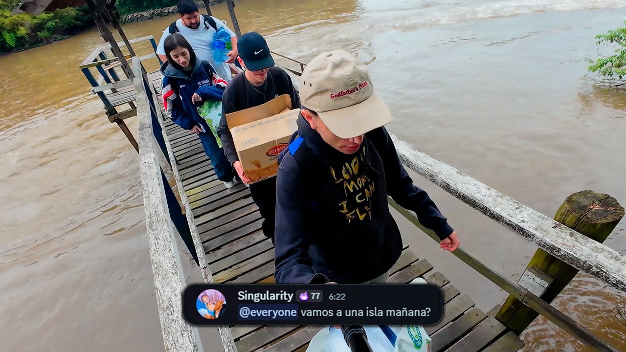 En una ISLA con mis amigos de DISCORD