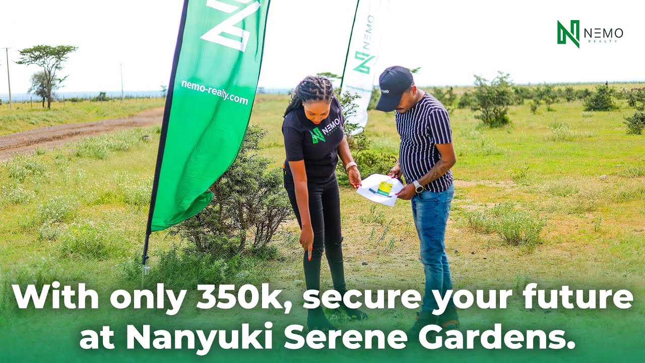 Adjacent to the Nanyuki-Rumuruti road, this prime property in Nanyuki is available for only 350k.