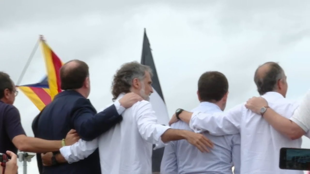 Los presos del procés, en libertad