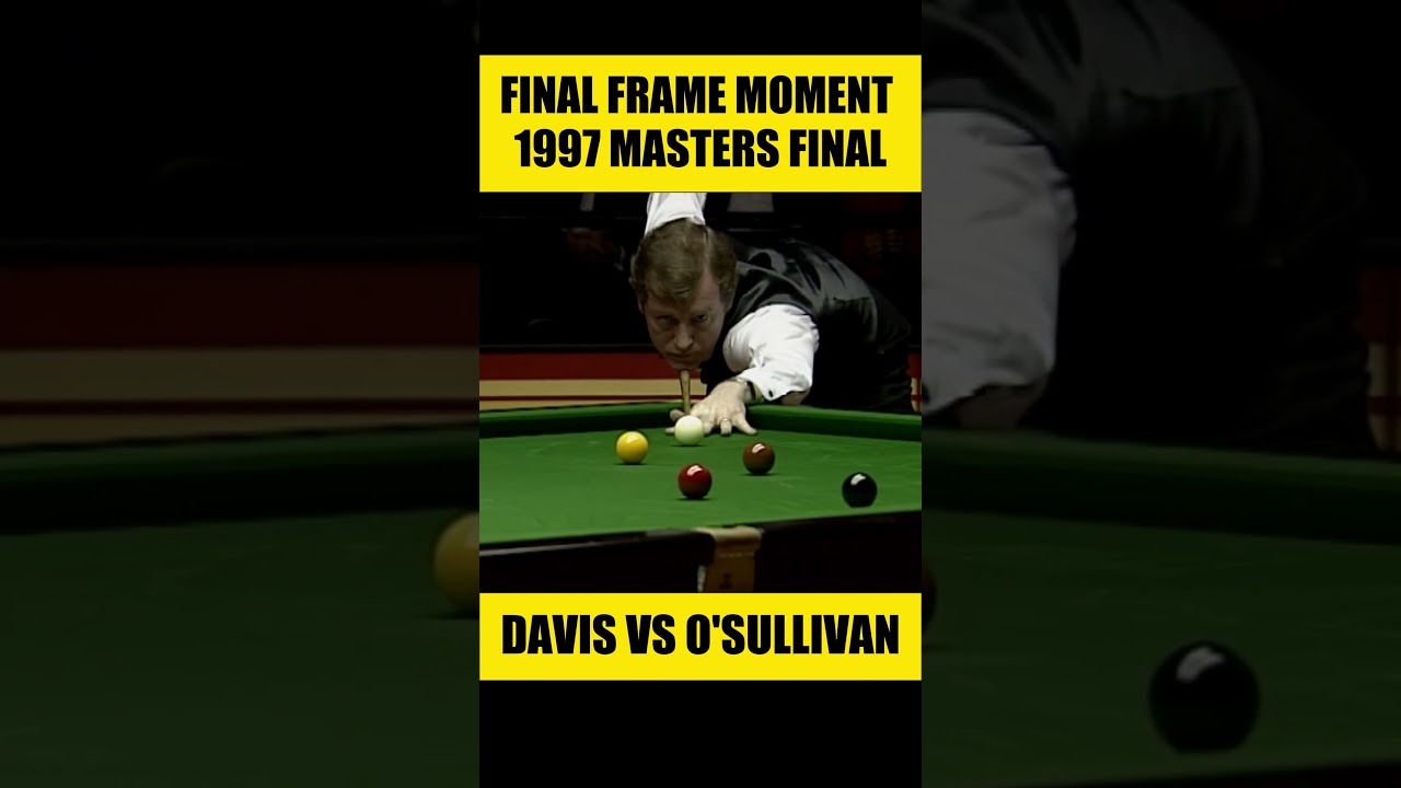 FINAL FRAME DRAMA 😱 | Steve Davis vs Ronnie O'Sullivan | Masters 1997
