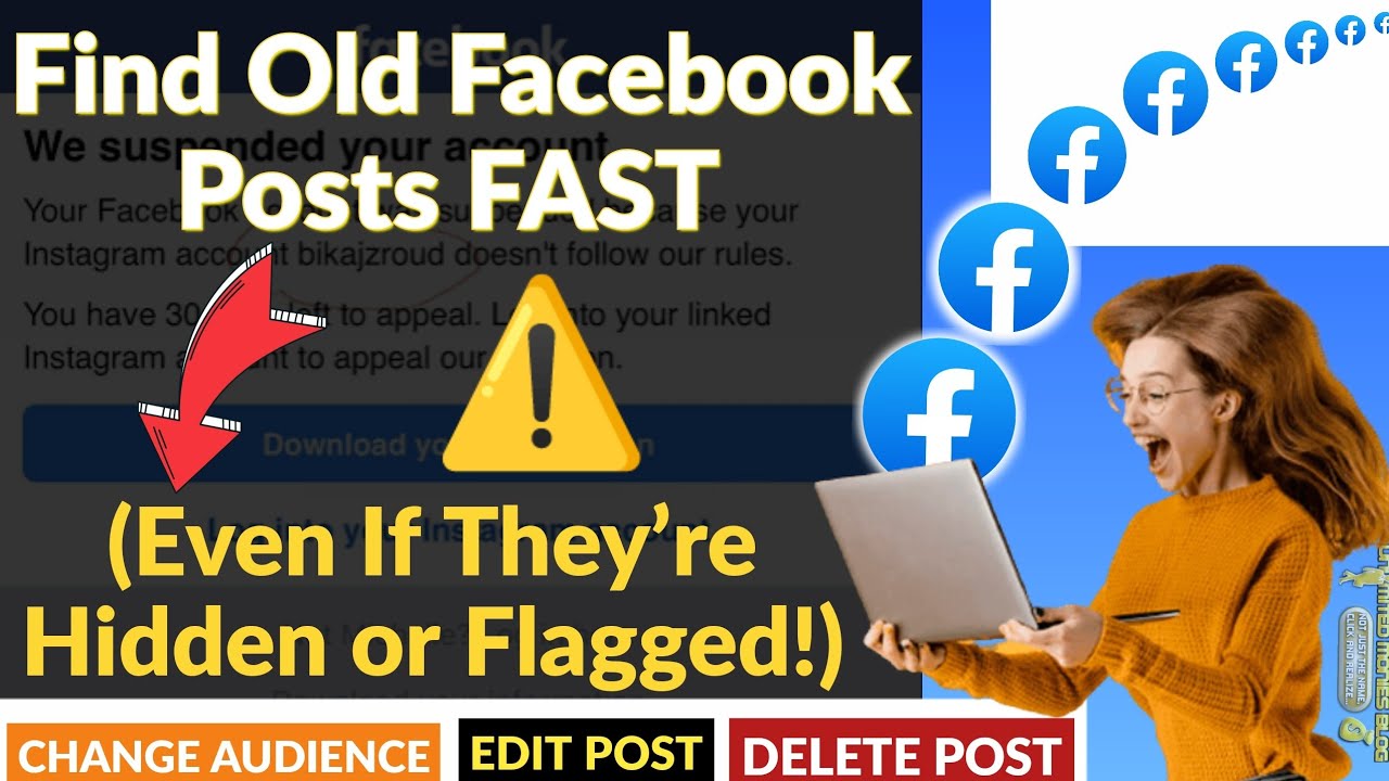 Find Your Old Facebook Post Fast (Even if they're Flagged!)