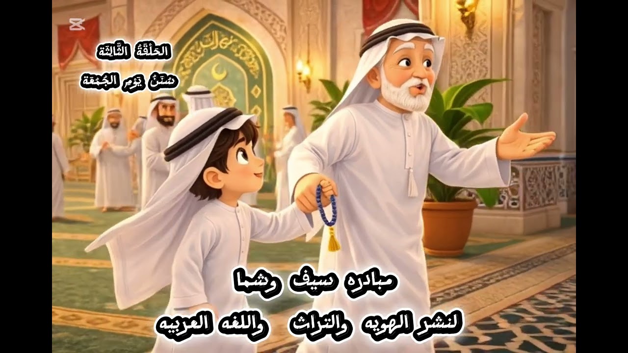 سنن يوم الجمعة للأطفال مع سيف وشمّا 🤍 | سنن الجمعة بطريقة سهلة ومحببة للصغار 