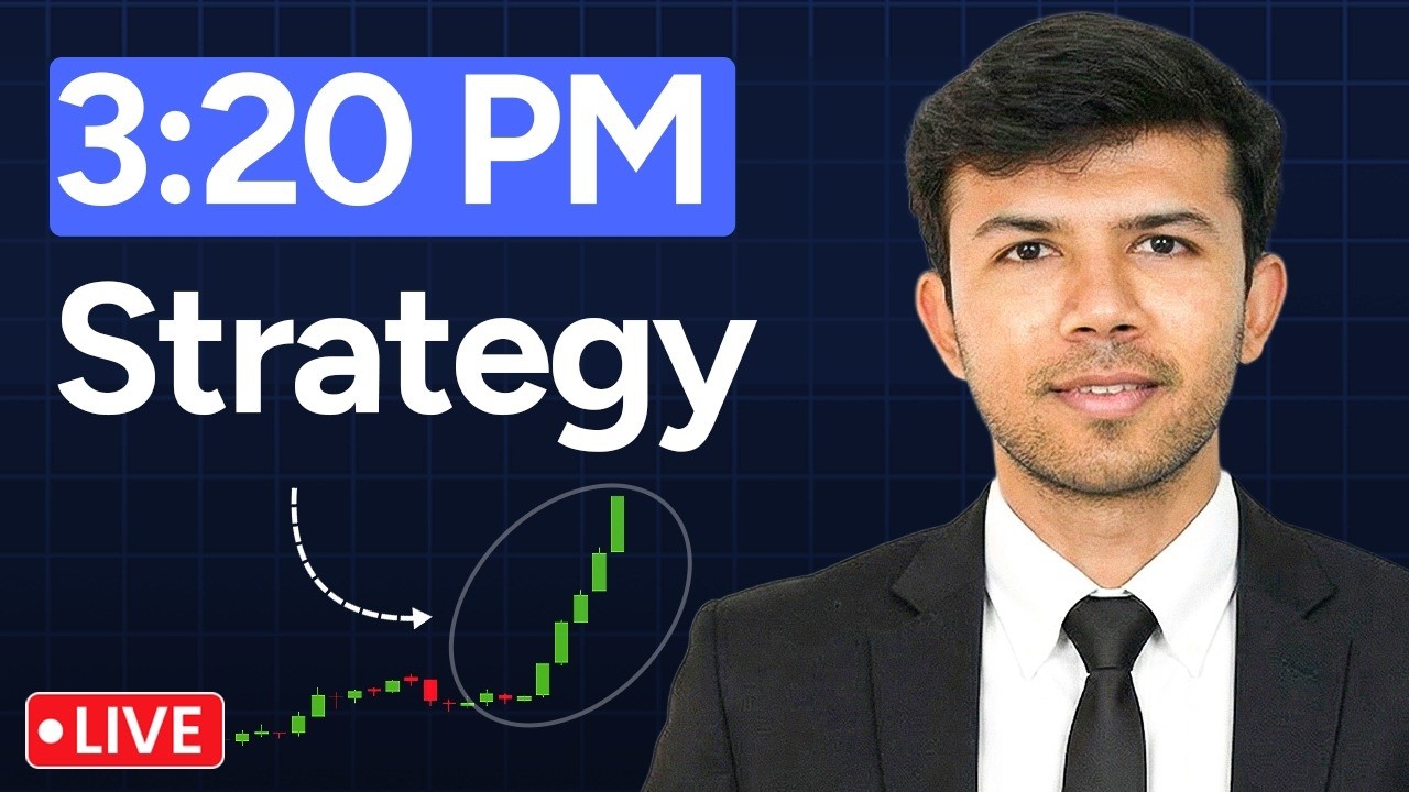 🔴 Live | I Trade Only 10 Minutes a Day | Darshan Rathod