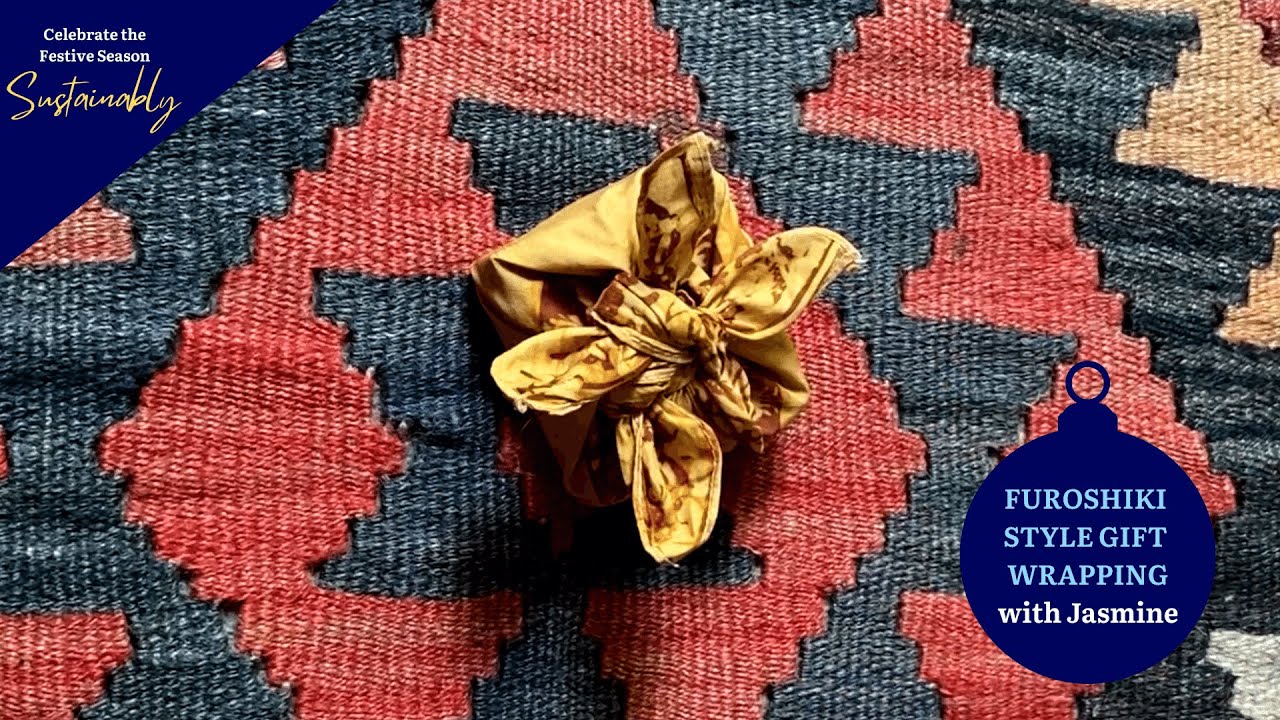 Furoshiki Style Gift Wrapping with Jasmine