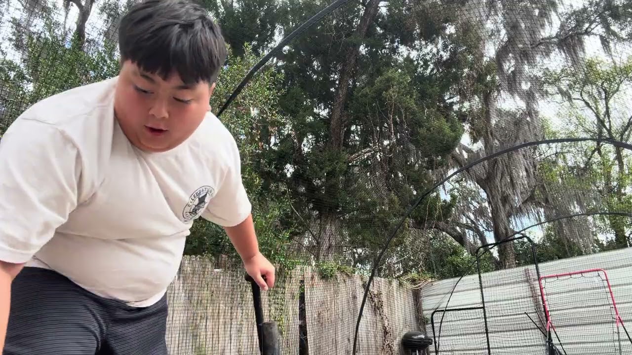 Batting practice and don’t mind the end