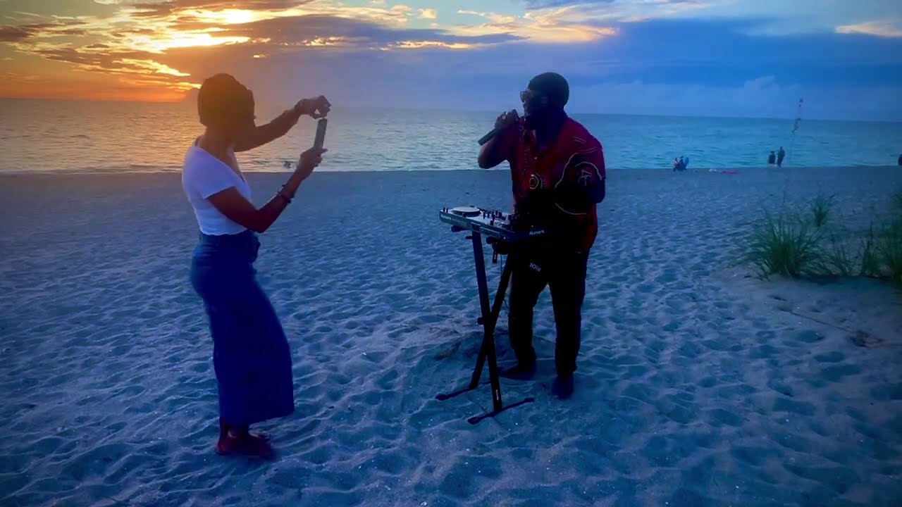 Afrobeats on the Beach (DJ Rodney on the Numark Pro Go)