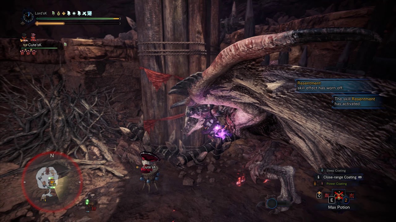 Monster Hunter World PC Iceborne Master Rank Rathalos Solo Bow with Kjarr Bow Decay 2'49 [2K HD]