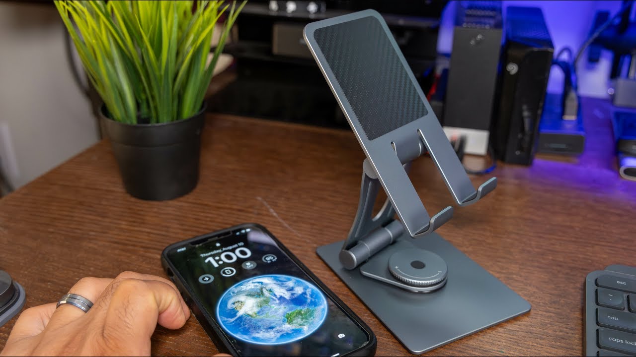 NEWQ Portable Desktop 2-n-1 Phone and Tablet Holder