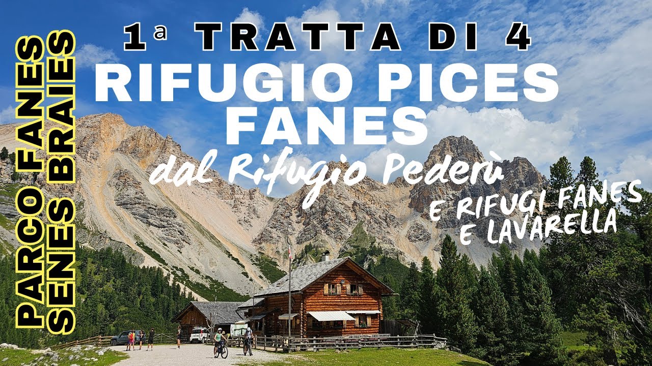 201ª escursione | 1ª tratta di 4 | dal Rifugio Pederù al Rifugio Pices Fanes | in 4K