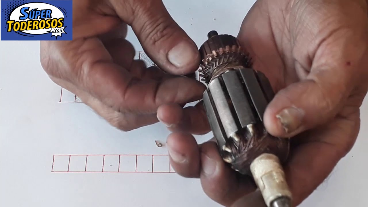 BOBINADO INDUCIDO TALADRO ROTOPERCUTOR. CASO 2. SISTEMA 2x1