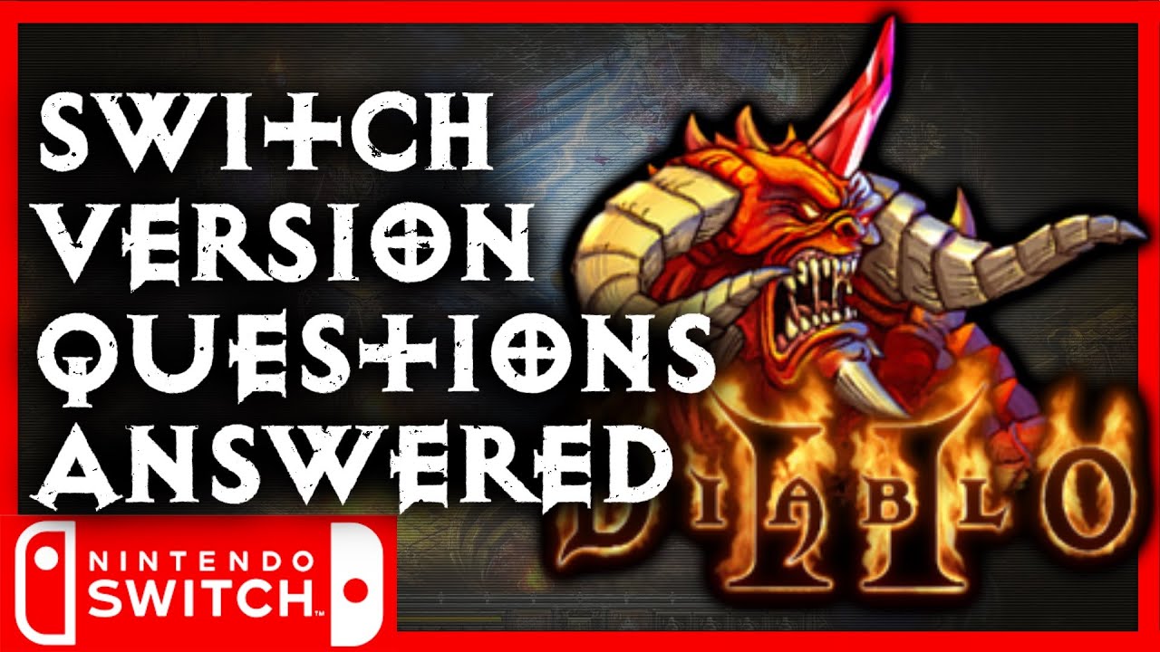 Diablo II: Resurrected - How to change to Legacy Graphics and Other Questions (Nintendo Switch)