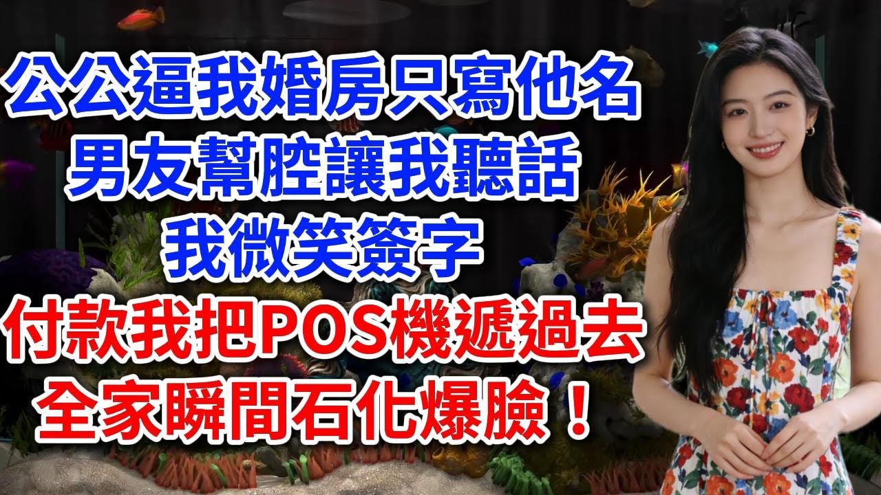【完結】婚房只寫公公名？我笑着簽字，結賬時全家傻眼#小说 #家庭 #爽文 #打脸 #完结文 #有聲書 #一口气看完