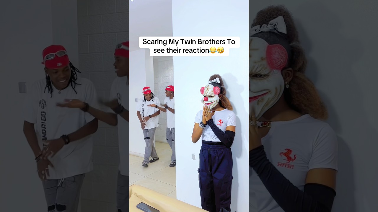 They&rsquo;ve never been more scared 🥲 #wedopetwinz #siblings #prank