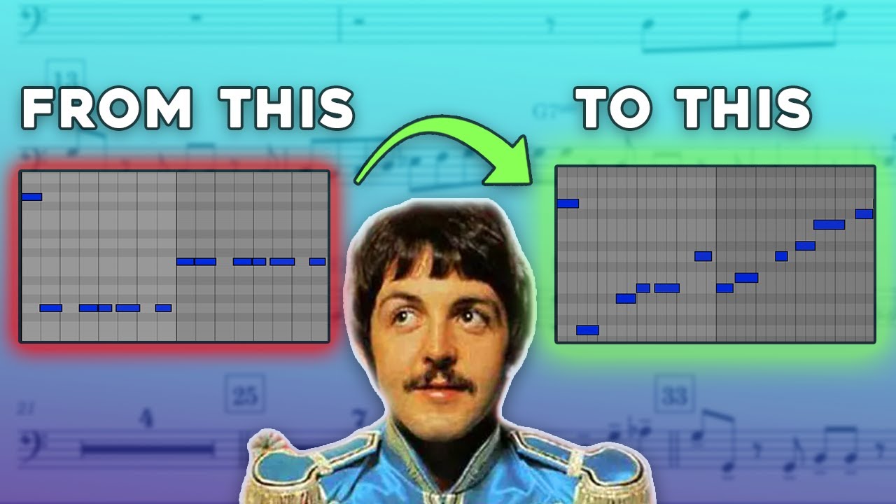 Melodic Bass Lines like Paul McCartney in 5 steps