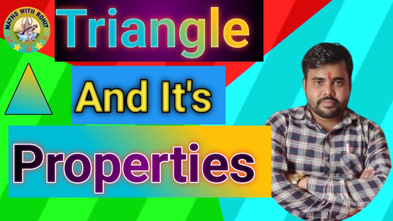 Triangle and it's Properties #maths #MWR #education #triangle 