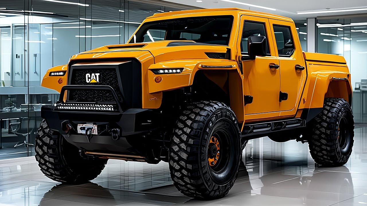 Представлен пикап Caterpillar 2026 года — мощный зверь, созданный для преодоления невозможного!