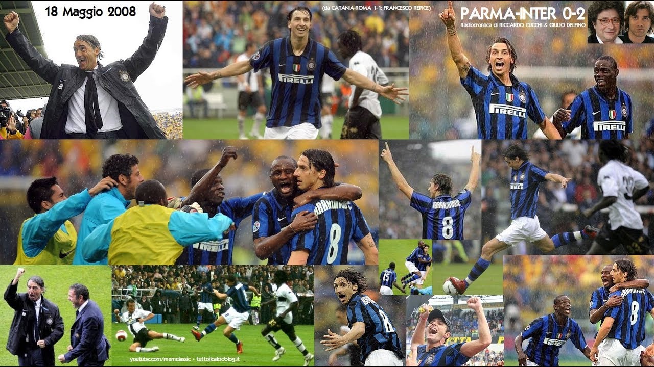 Parma-Inter 0-2 (18/5/2008) Radiocronaca di Riccardo Cucchi - Inter Campione d'Italia 2007/2008