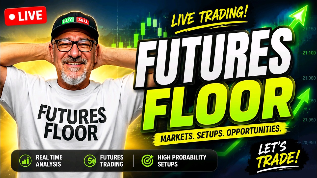 NQ Live Trading 💰 Prop Account Giveaways 💰 Futures Trading With Edge 💰 CODE:    FLOOR