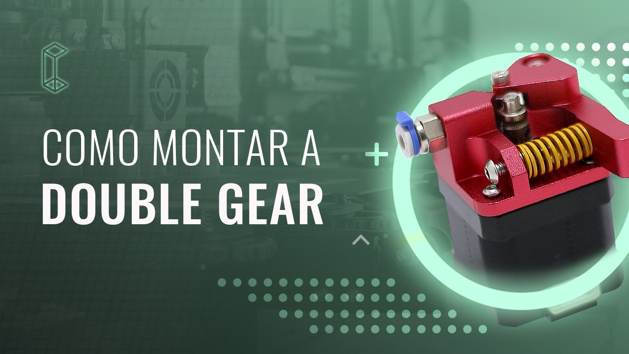 COMO MONTAR a extrusora de alumínio Double Gear