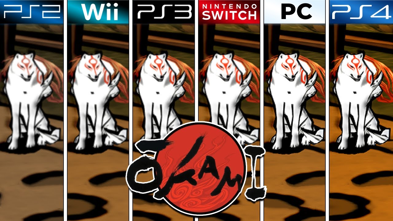 Ōkami (2006) PS2 vs Wii vs PS3 vs Switch vs PC vs PS4 (Graphics Comparison)