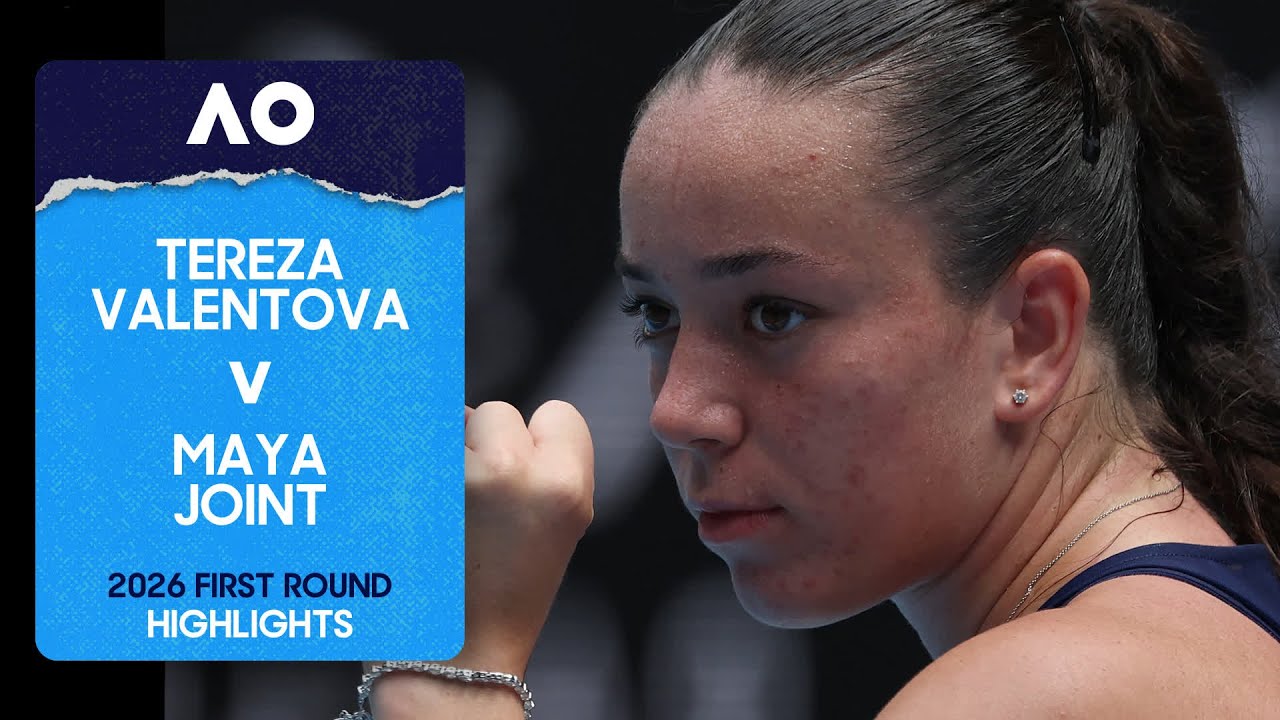 Tereza Valentova v Maya Joint Highlights | Australian Open 2026 First Round