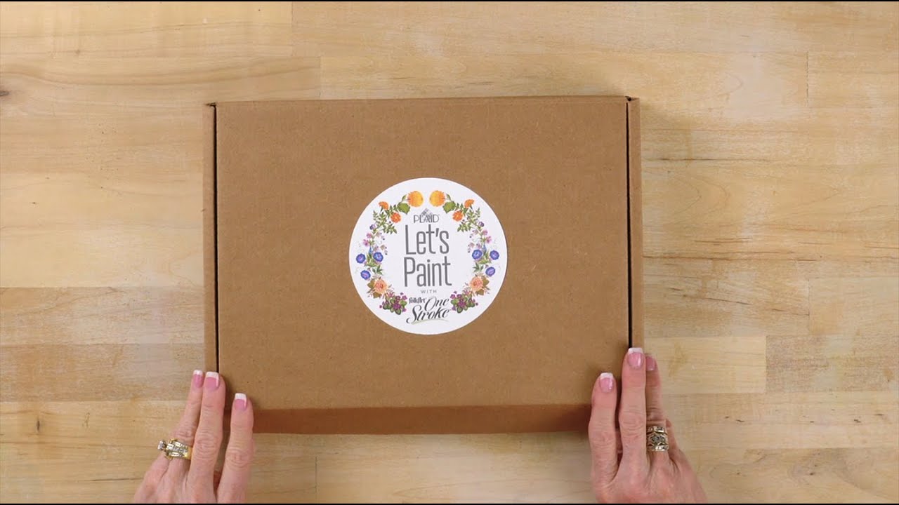 Let's Paint FolkArt One Stroke Home Town Unboxing with Donna Dewberry