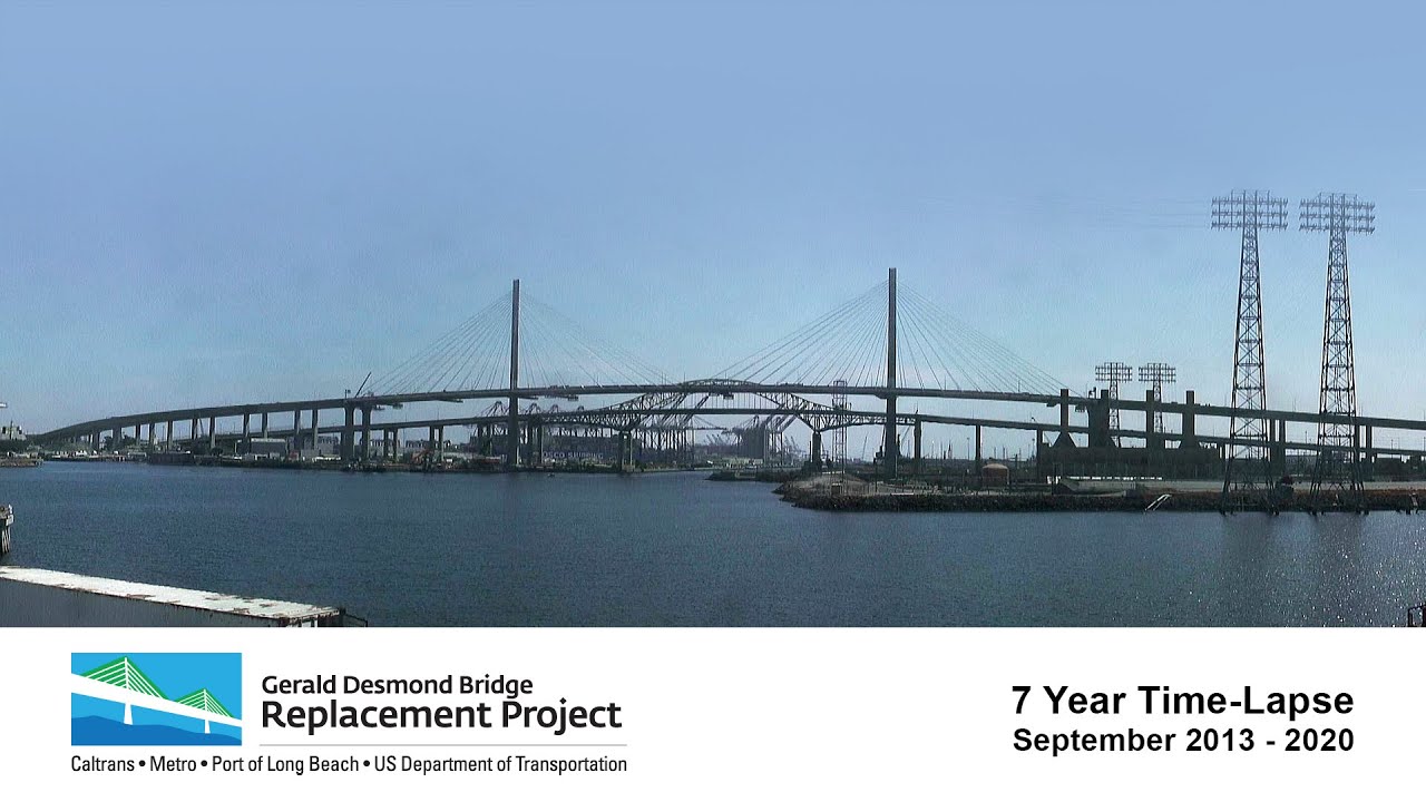 Gerald Desmond Bridge 7 Year Time-Lapse Video