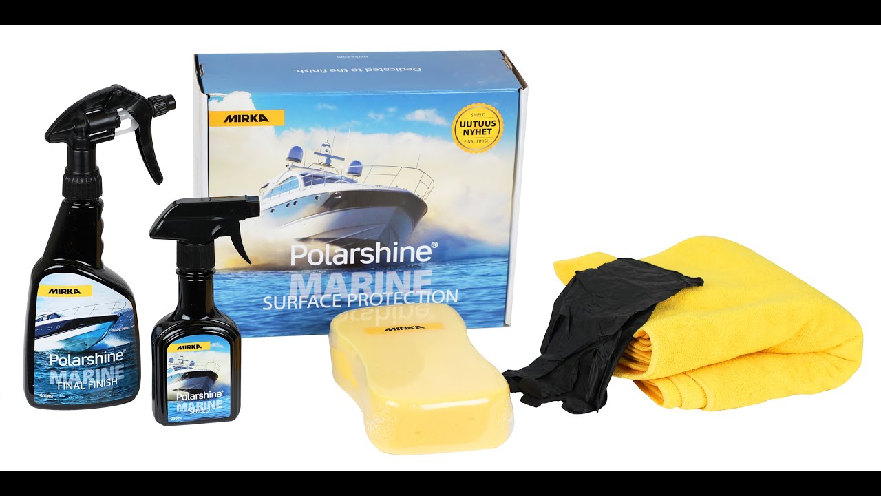 Mirka&reg; Polarshine Marine Cleaning f&ouml;r kr&auml;vande ytor