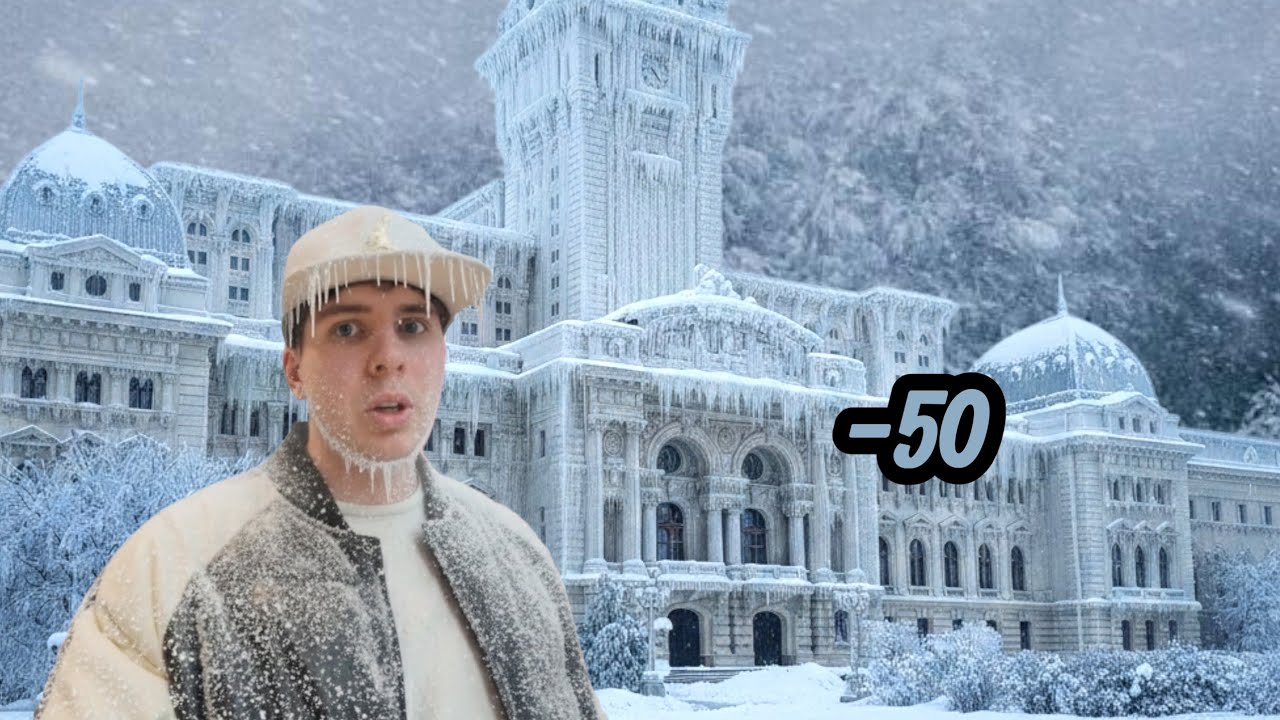 A înghețat tot Iașul 🥶🥶, -50 grade 🥶