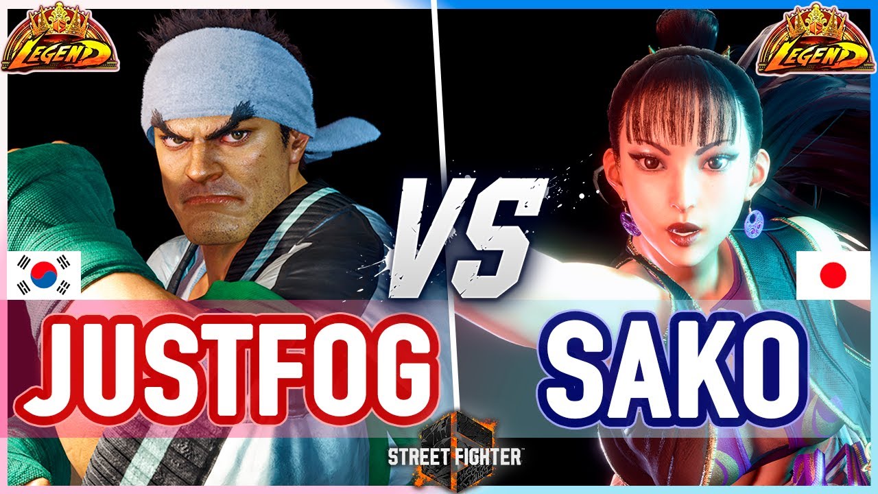 SF6 🔥 Justfog (Ryu) vs Sako (Chun-Li) 🔥 Street Fighter 6