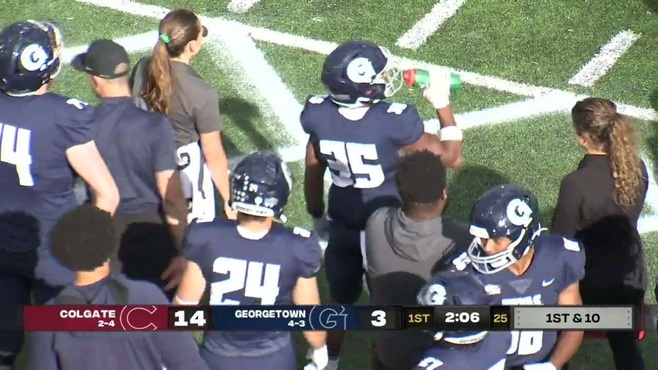Jeremy Huber 2024 Football Demo (Colgate vs Georgetown)