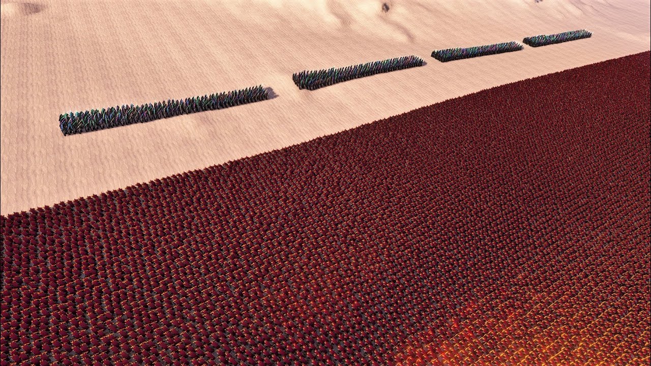 1000 JEDI vs 25000 SPARTANS - Ultimate Epic Battle Simulator